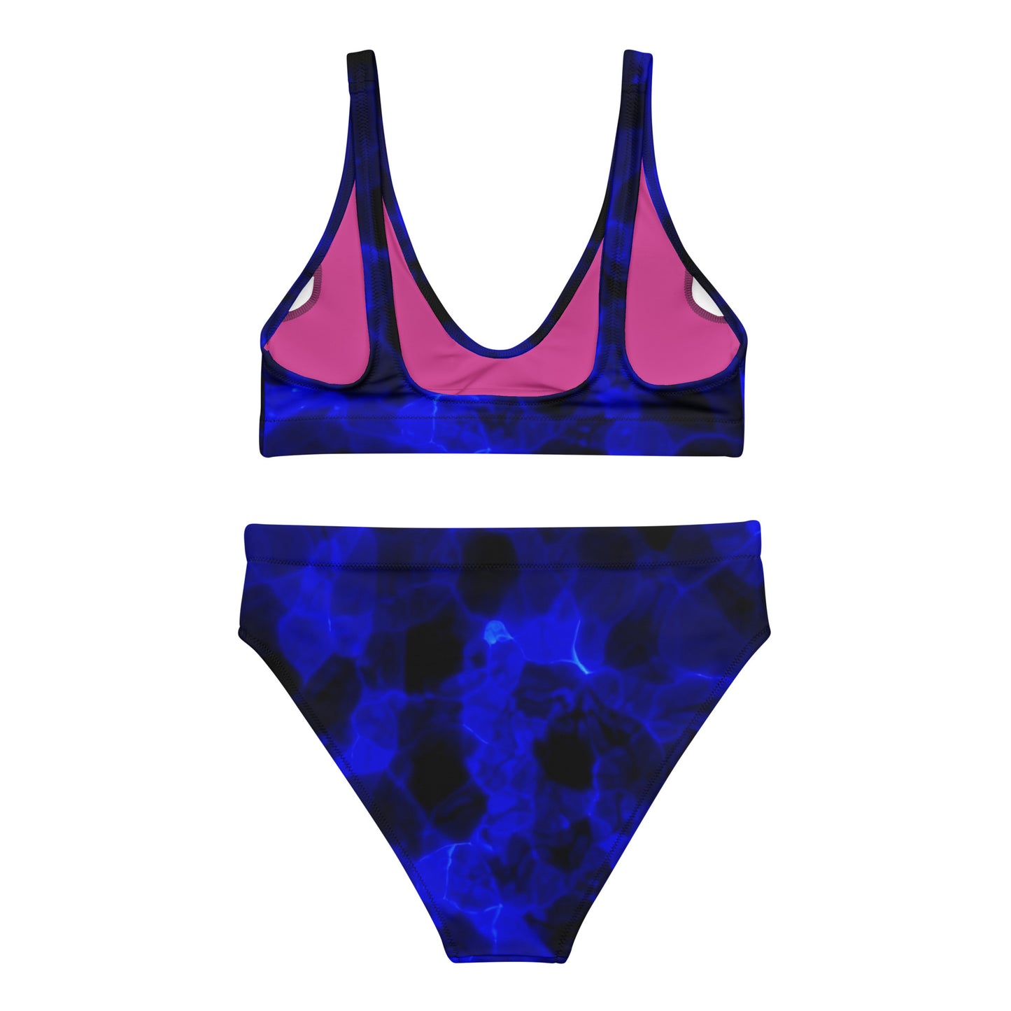 Recycled high-waisted bikini