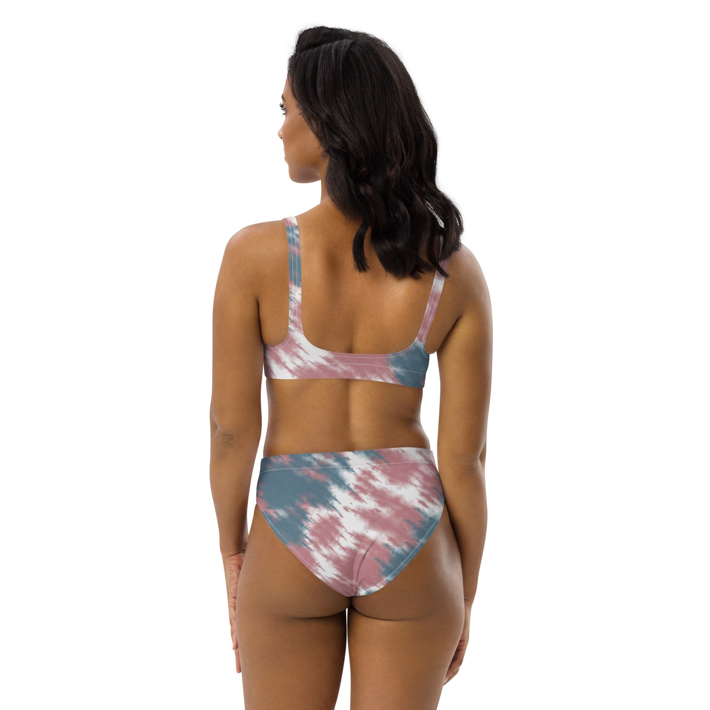 Recycled high-waisted bikini