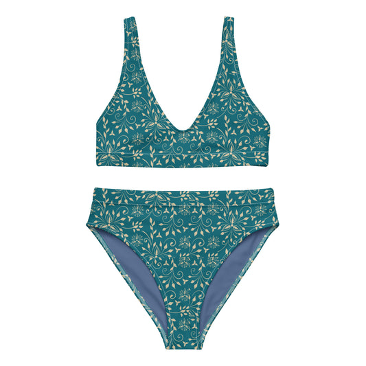 Recycled high-waisted bikini
