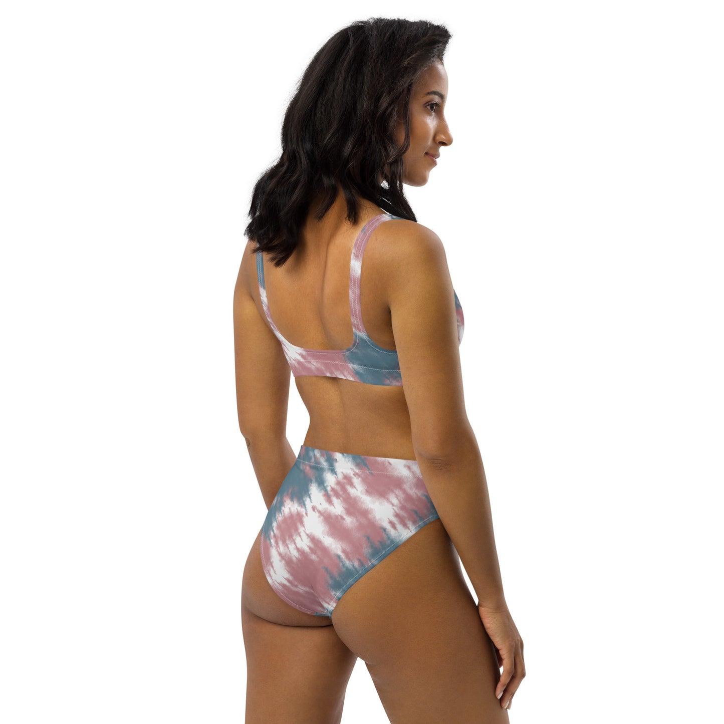 Recycled high-waisted bikini