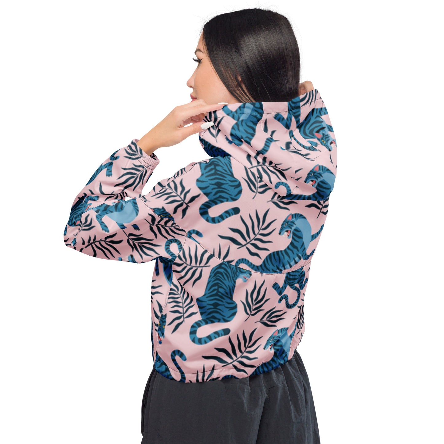 Women’s cropped windbreaker Has Matching Bottoms Sold Separate XXS to 6XL Adult/Teen Activewear