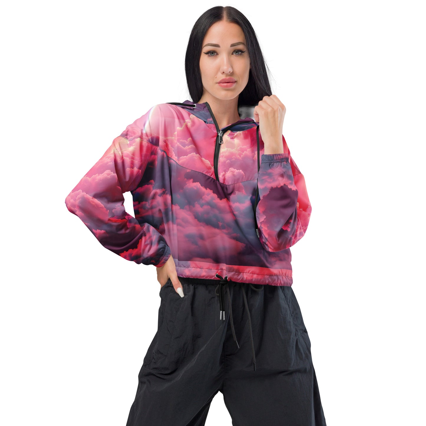 Women’s cropped windbreaker Adult/Teen Activewear