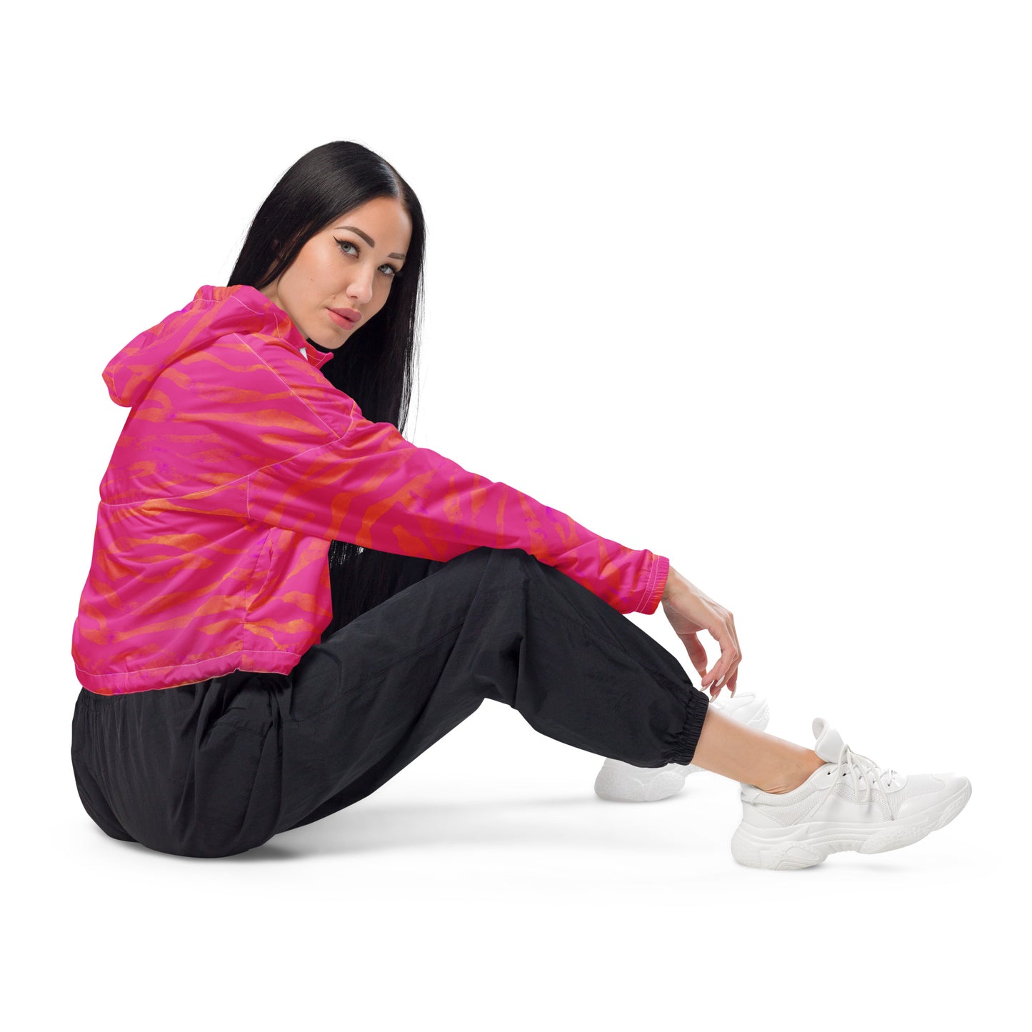 Women’s cropped windbreaker Adult/Teen Activewear