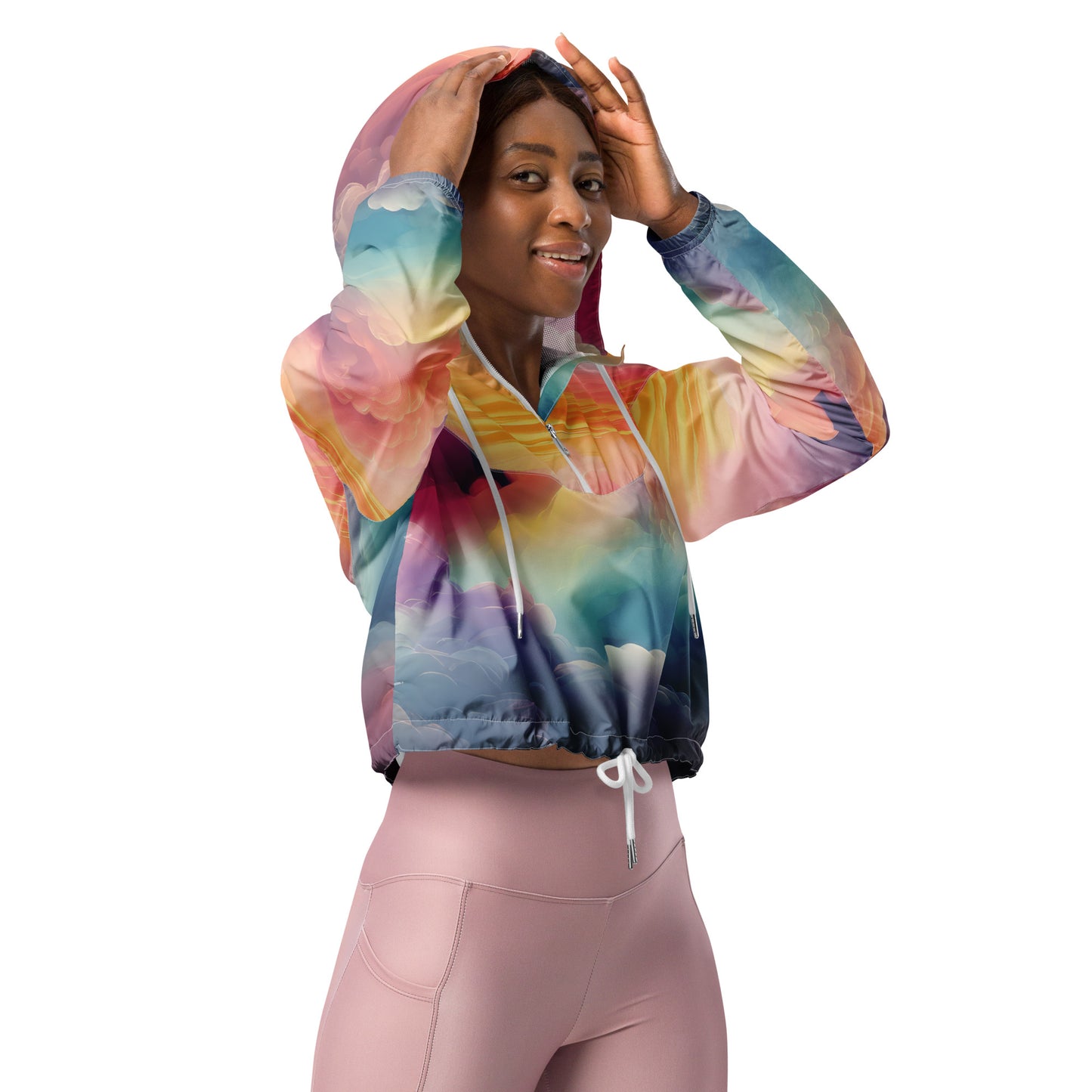 Women’s cropped windbreaker Adult/Teen Activewear